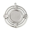 304 Stainless Steel Pendant Cabochon Settings STAS-K263-44P-1