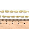 2MM Brass Column Link Chain Necklaces NJEW-M108-02G-3
