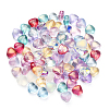 100Pcs 10 Colors Transparent Glass Beads GLAA-CJ0001-56-1