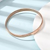 304 Stainless Steel Plain Bangles for Women Men BJEW-Z167-01M-01-4