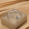 304 Stainless Steel Cuff Bangles for Women LS-BJEW-C122-01P-1