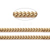 304 Stainless Steel Cuban Link Chain STAS-B019-02D-G-2