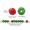 Christmas Theme Glass Beads Strands GLAA-YW0001-82B-4