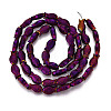 Electroplate Glass Beads Strands X1-EGLA-T025-03B-2