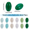 450Pcs 6 Colors Baking Paint Glass Beads GLAA-SC0003-21-2