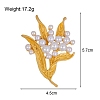 Flower Alloy Brooches PW-WGCEB88-01-2