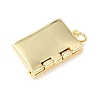 Eco-Friendly Rack Plating Brass Pendants KK-F848-08G-2