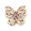 Brass Micro Pave Cubic Zirconia Beads KK-K297-34B-G02-1