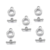 201 Stainless Steel Toggle Clasps STAS-N099-21-2