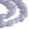 Natural Blue Lace Agate Beads Strands X-G-D0002-D75-3