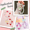 50Pcs Opaque Acrylic Beads SACR-SC0001-30-5