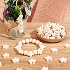180Pcs 3 Styles Wood Beads WOOD-PA0001-63-4