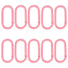10Pcs Alloy Spring Gate Rings FIND-TA0009-25L-1