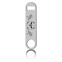 430 Stainless Steel Bottle Openers AJEW-WH0259-002