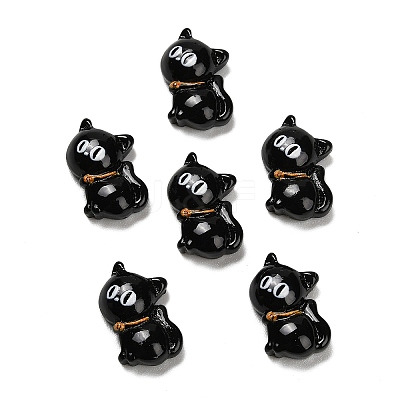 Halloween Opaque Resin Cabochons CRES-I045-01B-1