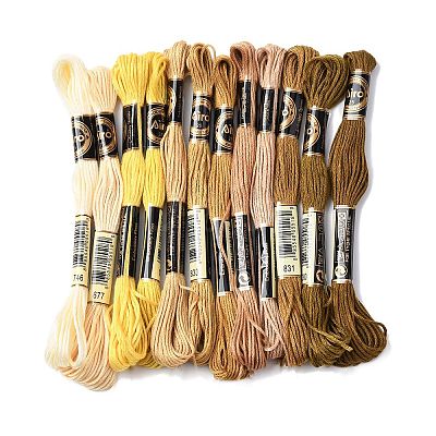 6-Ply Polyester Embroidery Floss OCOR-WH20074-01A-04-1