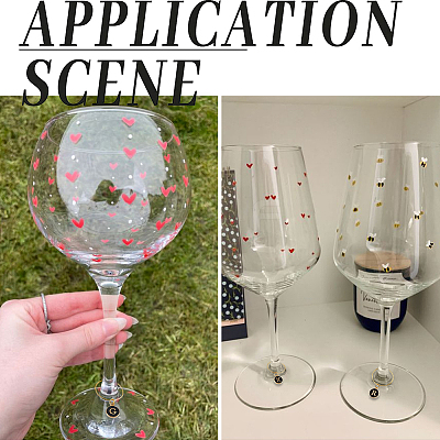 DIY Initial Letter A~Z Alphabet Brass Enamel Wine Glass Charm Rings Making Kits DIY-SC0024-59A-1