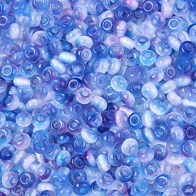 Imitation Cat Eye Glass Seed Beads SEED-N007-31J-1