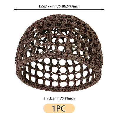 1Pc Cloth African Kufei Hat for Women AJEW-TADJ0001-12C-1