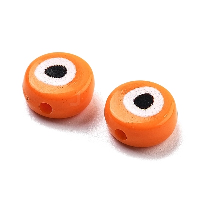 Opaque Printed Acrylic Beads LS-OACR-G038-04F-1