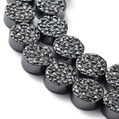 Synthetic Non-Magnetic Hematite Beads Strands G-H303-B09-1