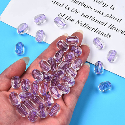 Transparent Acrylic Beads TACR-S154-24A-47-01-1