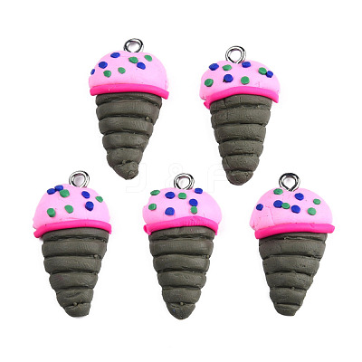 Polymer Clay Pendants CLAY-Q186-10-1