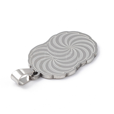 Non-Tarnish 201 Stainless Steel Pendants STAS-C072-01P-1