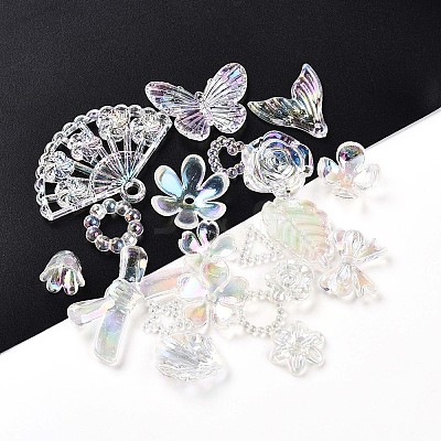 Transparent Acrylic Beads OACR-N137-73G-1