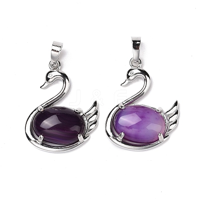 Natural & Synthetic Gemstone Pendants G-M385-04P-1
