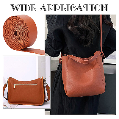4M Flat Imitation Leather Cord LC-WH0011-03C-02-1