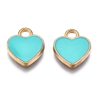 Alloy Enamel Charms X-ENAM-S121-041F-1