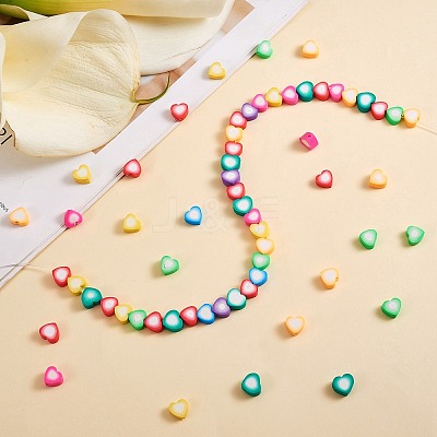 320Pcs 8 Colors Handmade Polymer Clay Beads CLAY-SZ0001-83-1