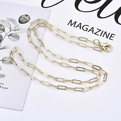 Brass Paperclip Chains X-MAK-S072-10B-KC-1