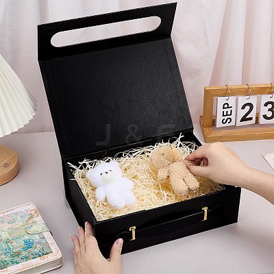 Folding Cardboard Paper Packing Boxes with Handles CON-WH0095-184-1