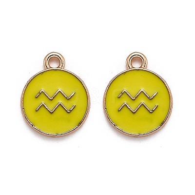 Alloy Enamel Pendants ENAM-S124-01A-14J-1