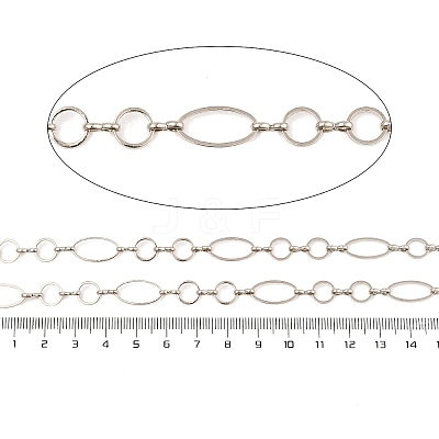 Rack Plating Brass Link Chains CHC-M026-03P-01-1