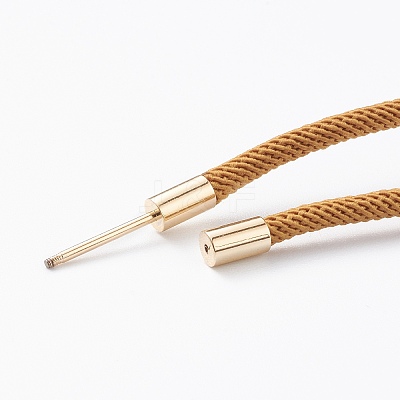 Braided Nylon Cord Bracelet Making MAK-A017-D01-11G-1