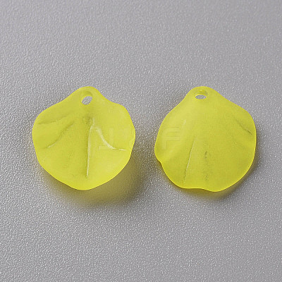 Transparent Frosted Acrylic Pendants MACR-S371-02A-717-1