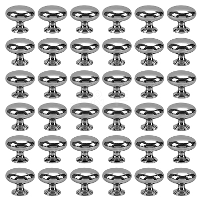 40Pcs Mushroom ABS Plastic Drawer Knob FIND-GO0004-29-1