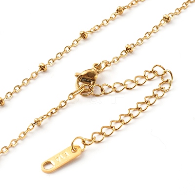 Natural Quartz Pendant Necklaces NJEW-JN03472-1