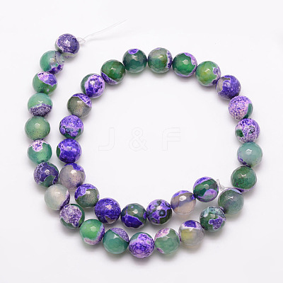 Natural Fire Crackle Agate Bead Strands G-K166-06F-10mm-09-1