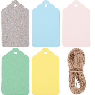 2 Sets Paper Blank Bookmarks AJEW-SP0001-29A-1