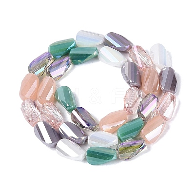 Electroplate Mixed Styles Glass Beads Strands EGLA-N022-10B-A02-1