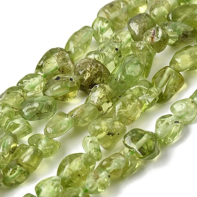 Natural Peridot Beads Strands G-H346-A01-01-1