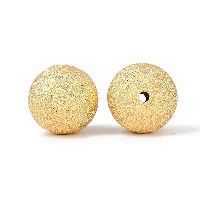 Textured Brass Beads KK-F931-31B-G-1