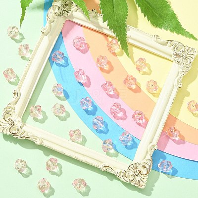 Transparent Acrylic Beads X-TACR-S154-20A-26-1