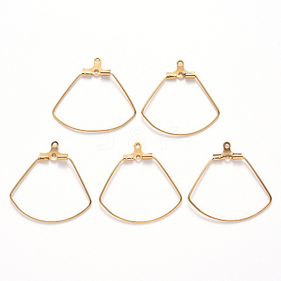PVD Vacuum Plating 304 Stainless Steel Wire Pendants STAS-S103-03G-1