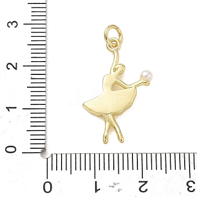 Brass Enamel Pendants KK-CBA3F25-08G-01-1