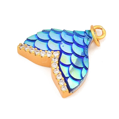 Alloy Pendants ALRI-D304-02G-01B-1